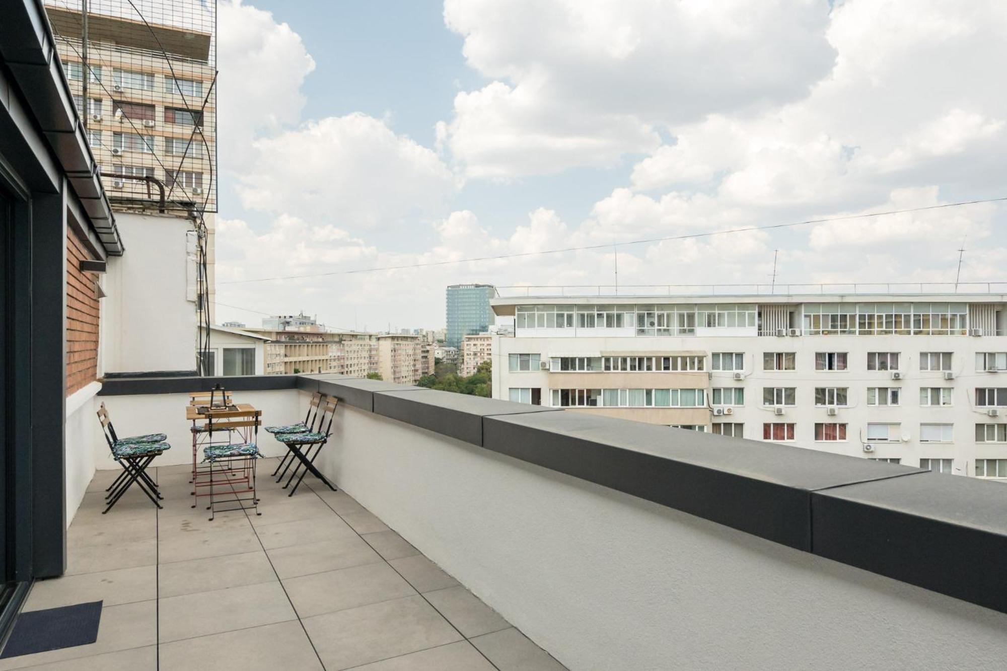 Mood Penthouse - 3Br Luxury Stay In บูคาเรสต์ ภายนอก รูปภาพ
